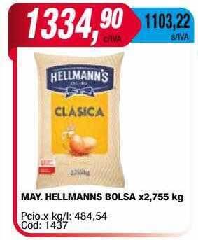 Maxiconsumo May hellmanns bolsa oferta
