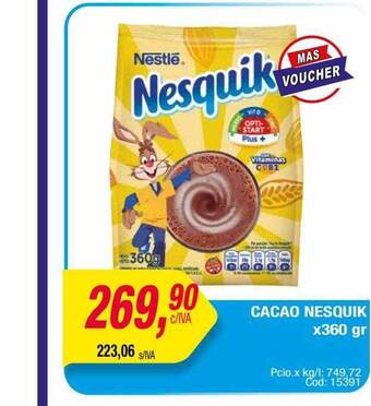 Maxiconsumo Cacao nesquik oferta