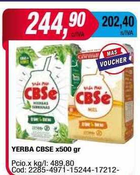 Maxiconsumo Yerba cbse oferta