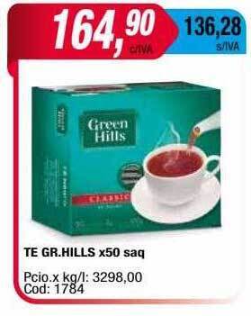 Maxiconsumo Te gr hills oferta
