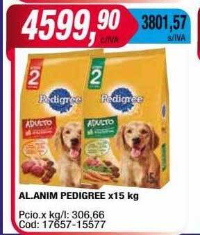 Maxiconsumo Al anim pedigree oferta