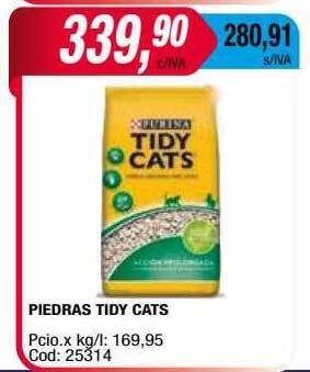 Maxiconsumo Piedras tidy cats oferta