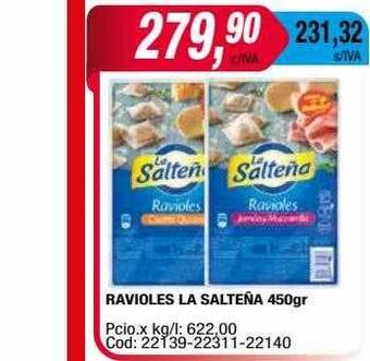 Maxiconsumo Ravioles la salteña oferta