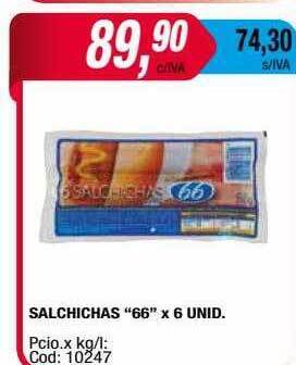 Maxiconsumo Salchichas oferta