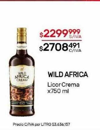 Nini Mayorista Wild africa licor crema oferta