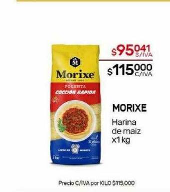 Nini Mayorista Morixe harina de maiz oferta