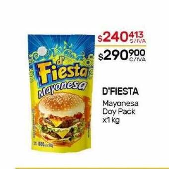Nini Mayorista D'fiesta mayonesa doy pack oferta