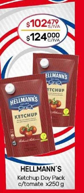 Nini Mayorista Hellmann's ketchup oferta