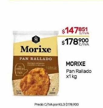 Nini Mayorista Morixe pan rallado oferta