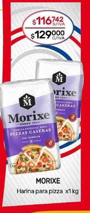 Nini Mayorista Morixe harina para pizza oferta