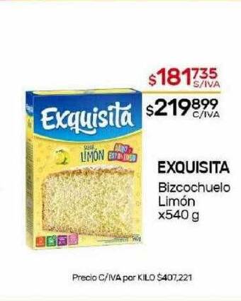 Nini Mayorista Exquisita bizcochuelo limon oferta