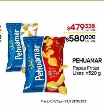 Nini Mayorista Pehuamar papas fritas lisas oferta
