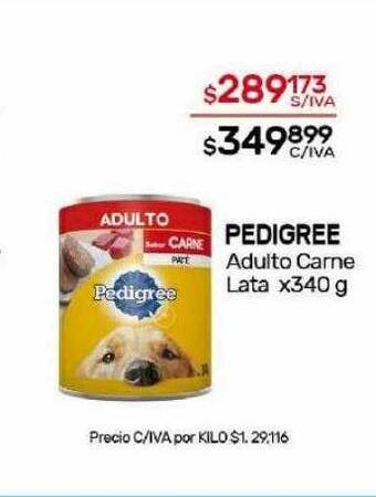 Nini Mayorista Pedigree adulto carne oferta