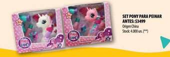 Punto Mayorista Set pony para peinar oferta