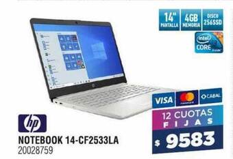 Bringeri Hp notebook 14-cf2533la oferta