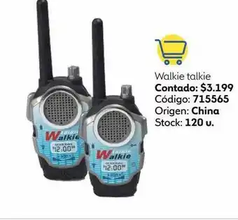 Coppel Walkie talkie oferta