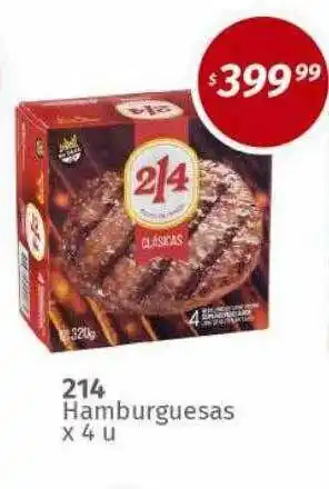 214 hamburguesas