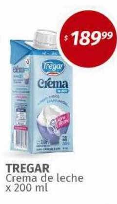 Arcoiris Supermercados Tregar crema de leche oferta