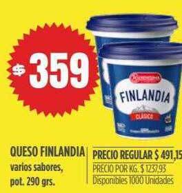 Supermercados Vea Queso finlandia oferta