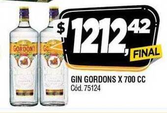 Supermercados Yaguar Gin gordons oferta