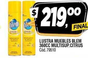 Supermercados Yaguar Lustra muebles blem oferta