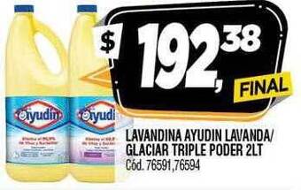 Supermercados Yaguar Lavandina ayudin oferta