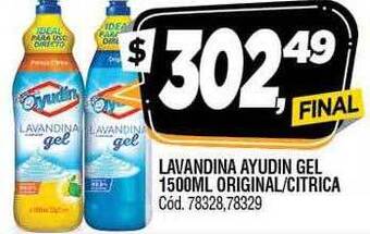 Supermercados Yaguar Lavandina ayudin gel oferta