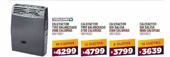 Bringeri Volcan calefactor tiro balançeado 2000 calorias calefactor tiro balançeado 5700 calorias calefactor tiro balançeado 2500 calo oferta