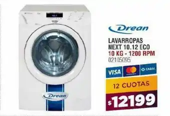 Bringeri Drean lavarropas next 10.12 eco 10 kg 1200 rpm oferta