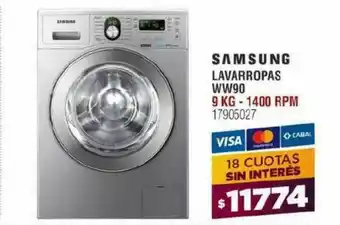 Bringeri Samsung lavarropas ww90 oferta