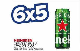 Carrefour Maxi Heineken cerveza rubia oferta