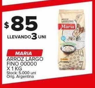 Carrefour Maxi Maria arroz largo fino oferta