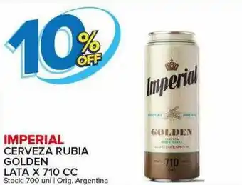Carrefour Maxi Imperial cerveza rubia golden oferta