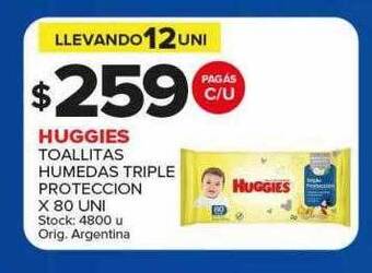 Carrefour Maxi Huggies toallitas humedas triple proteccion oferta
