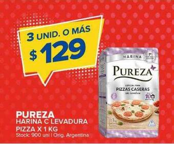 Carrefour Maxi Pureza harina c levadura pizza oferta