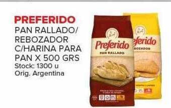 Carrefour Maxi Preferido pan rallado rebozador c harina para pan oferta