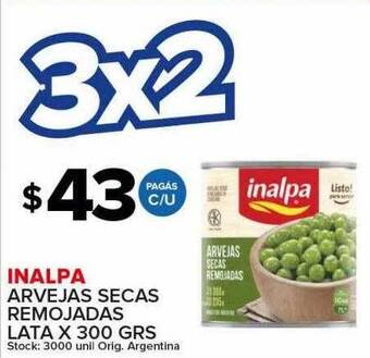 Carrefour Maxi Inalpa arvejas secas remojadas oferta