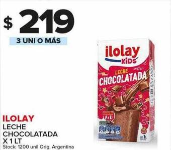 Carrefour Maxi Ilolay leche chocolatada oferta