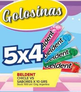 Carrefour Maxi Beldent chicle vs sabores oferta