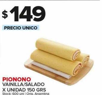 Carrefour Maxi Pionono vainilla salado oferta