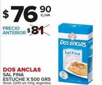 Carrefour Maxi Dos anclas sal fina estuche oferta
