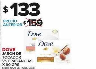 Carrefour Maxi Dove jabon de tocador vs fragancias oferta