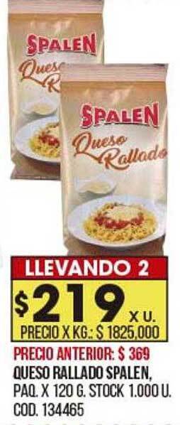 Coto Queso rallado spalen oferta