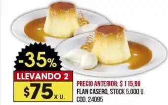 Coto Flan casero oferta