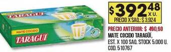 Coto Mate cocido taragüi oferta