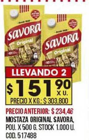 Coto Mostaza original savora oferta