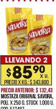 Coto Mostaza original savora oferta