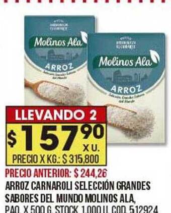 Coto Arroz carnaroli selección grandes sabores del mundo molinos ala oferta