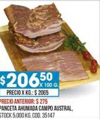 Coto Panceta ahumada campo austral oferta