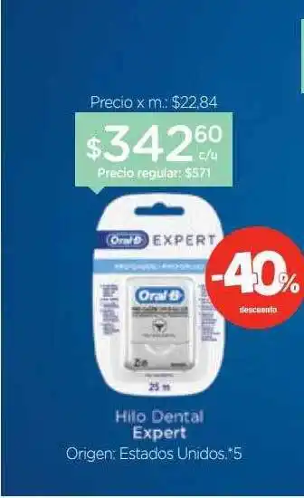 Farmacity Hilo dental expert -40% descuento oferta